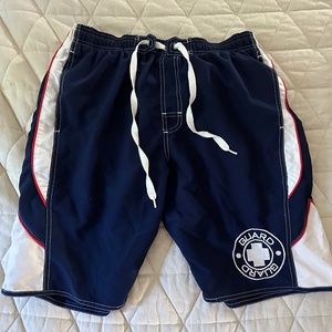TYR Men's Life Guard Medium Trunks